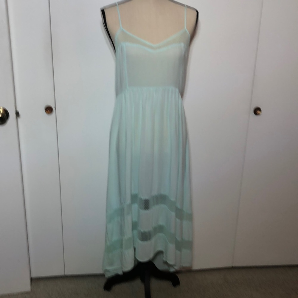 Mint green dress size large